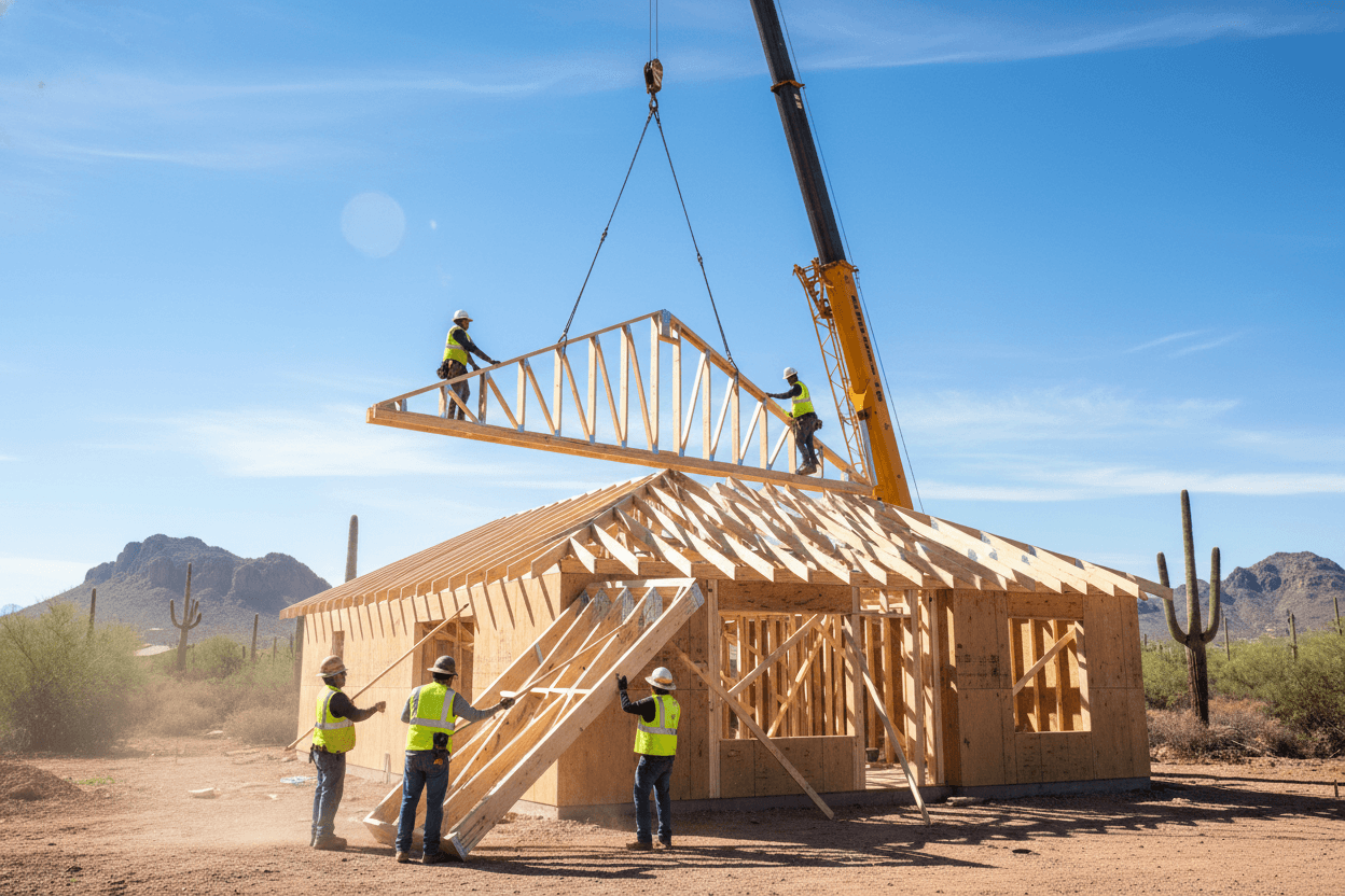 Roof Truss Installation
